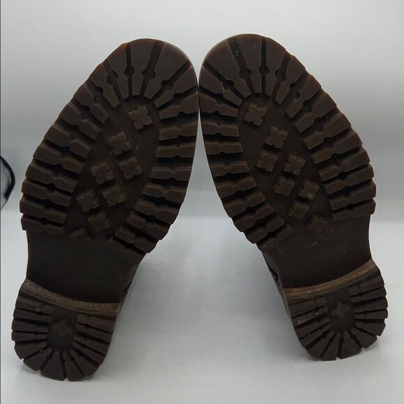 WARFIELD & GRAND Clove Brown Leather Porter Cap Toe Lace Up Boots-9.5 - Picture 8 of 9